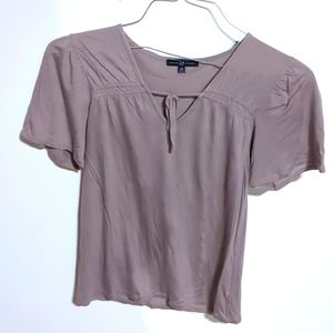 Purple-y gray shirt